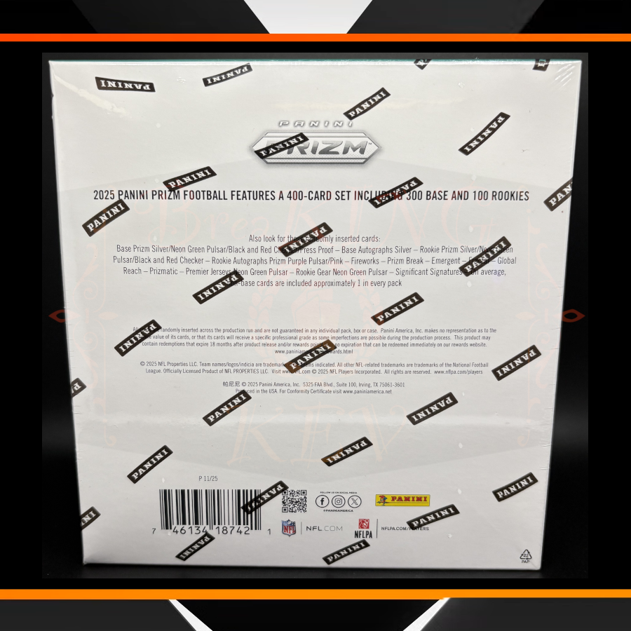 2025 Panini Prizm Mega Box Football NFL